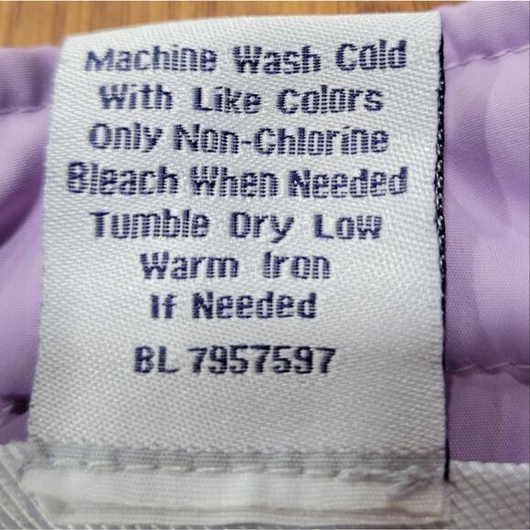 Blair Haband Diamond Quilted Zip Front Vest Pockets Size Large - Picture 4 of 7